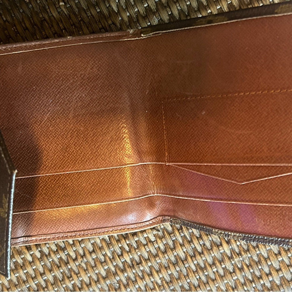 Louis Vuitton Monogram Brown and Tan Wallet Vintage - Picture 3 of 11